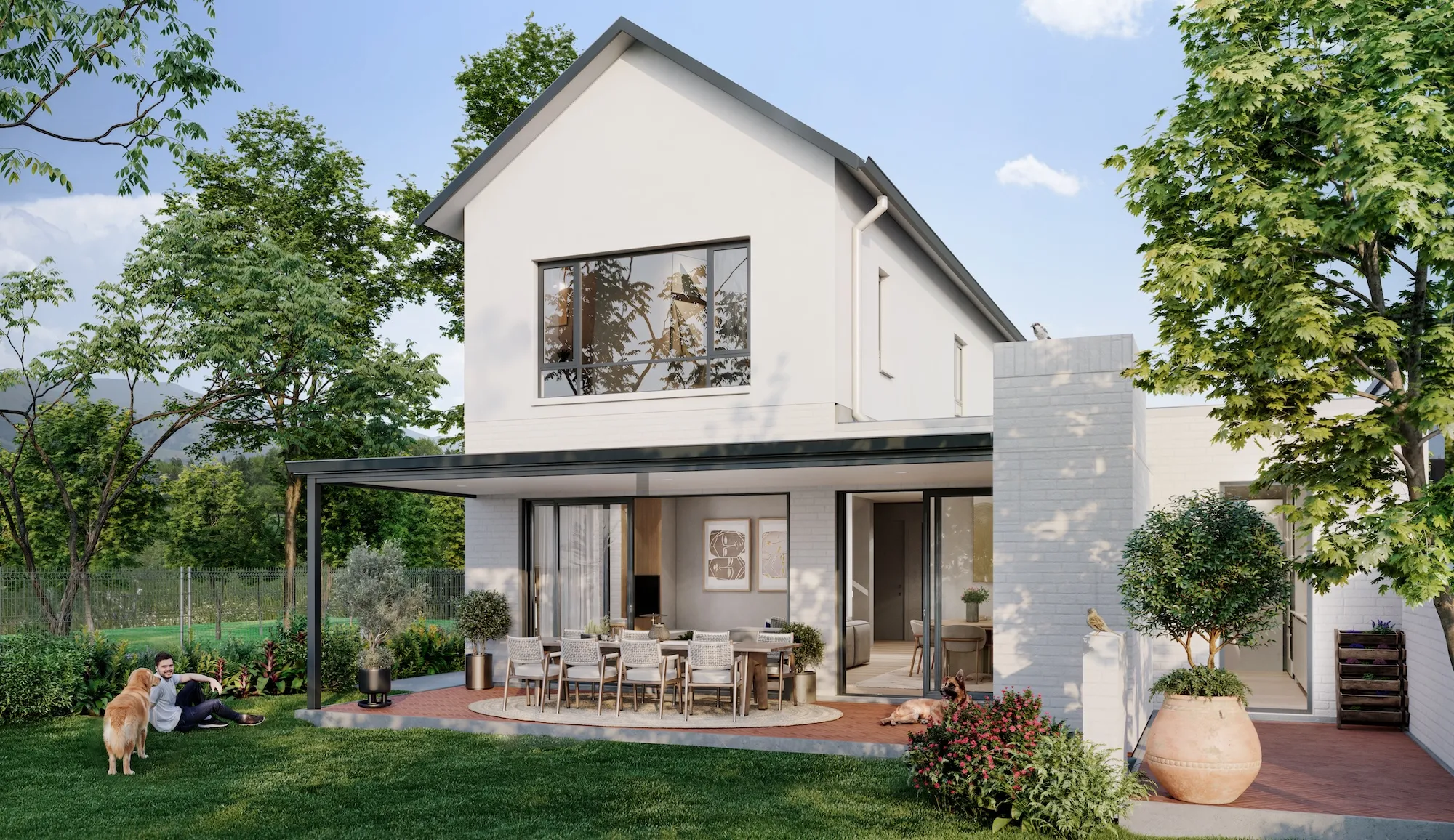 Luxury Somerset West estate home at Valverde Estate with contemporary architecture
